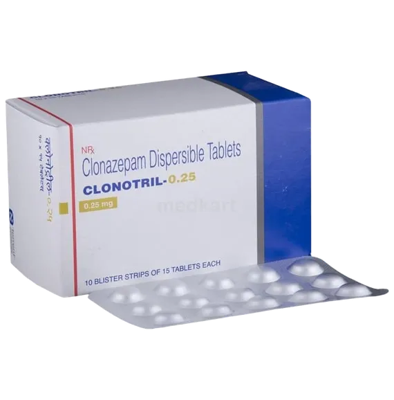 clonotril 0.25mg tablet 15's